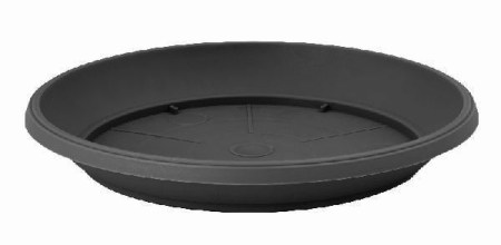 PL033012PB Miska pod květináč Mediteran antracit